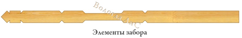 Купить элементы забора в Вологде